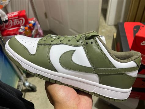 nike dunks medium olive|nike medium olive dunks restock.